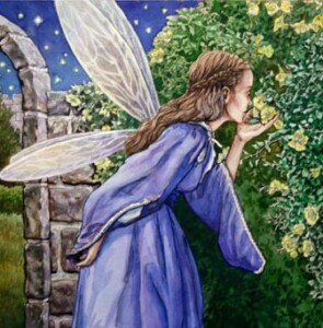 Watercolor Painting of Fairy Princess