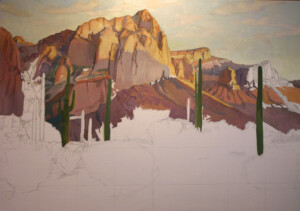 underpainting-of-bull-dog-bluff
