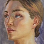 Portrait Painting of a Young Woman by artist Kevin McCain