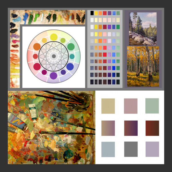 Picture of artist Palette and Color Wheel